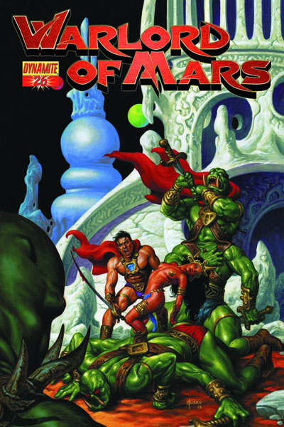 Image: Warlord of Mars #26 (risque red DFE cover) - Dynamite