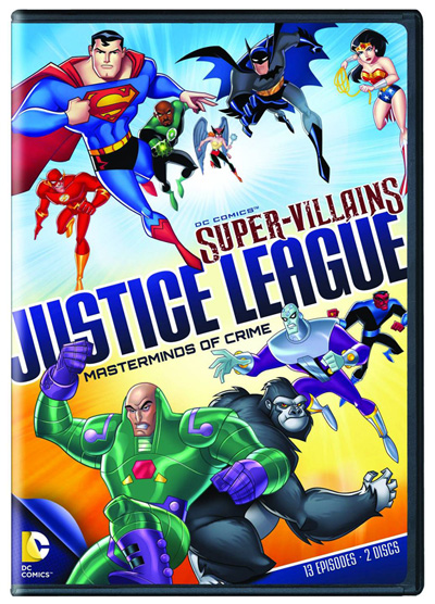 Image: DC Super-Villians: Justice League - Masterminds of Crime DVD  - 