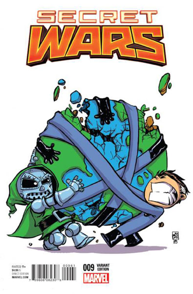 Image: Secret Wars #9 (variant cover - Skottie Young) - Marvel Comics