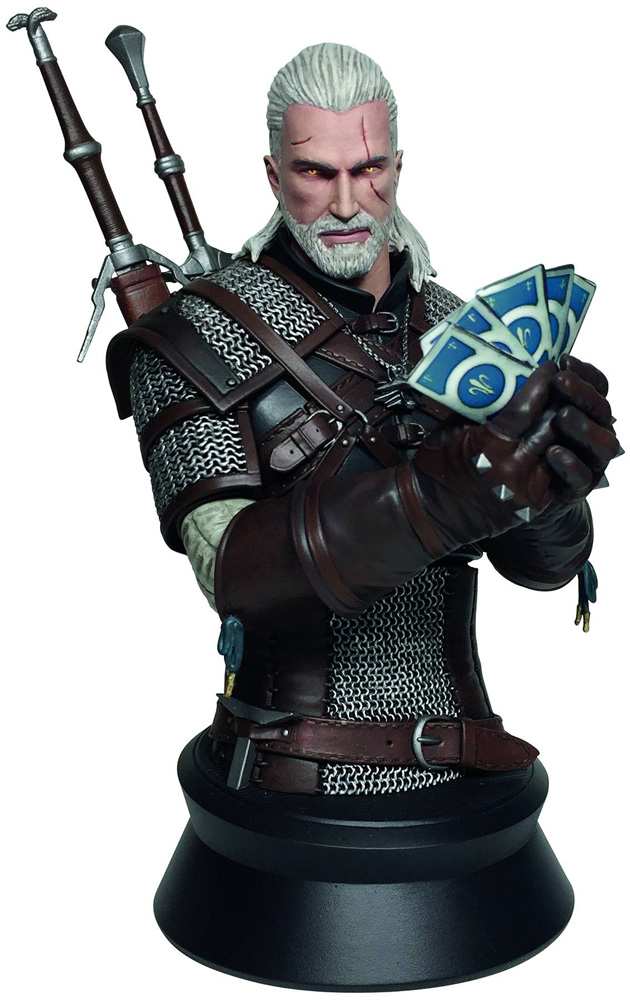 Image: Witcher 3: Wild Hunt Bust - Geralt Gwent  - Dark Horse Comics