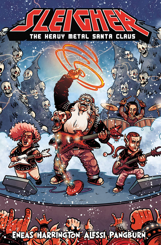 Image: Sleigher Vol. 01: The Heavy Metal Santa Claus SC  - Action Lab - Danger Zone