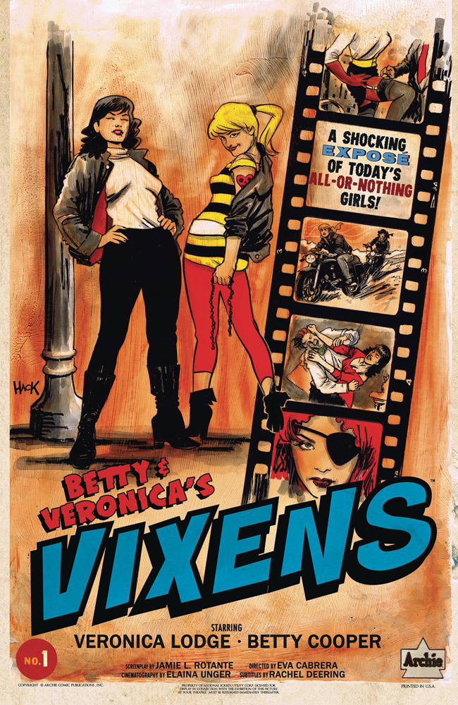 Image: Betty & Veronica: Vixens #1 (cover B - Hack)  [2017] - Archie Comic Publications