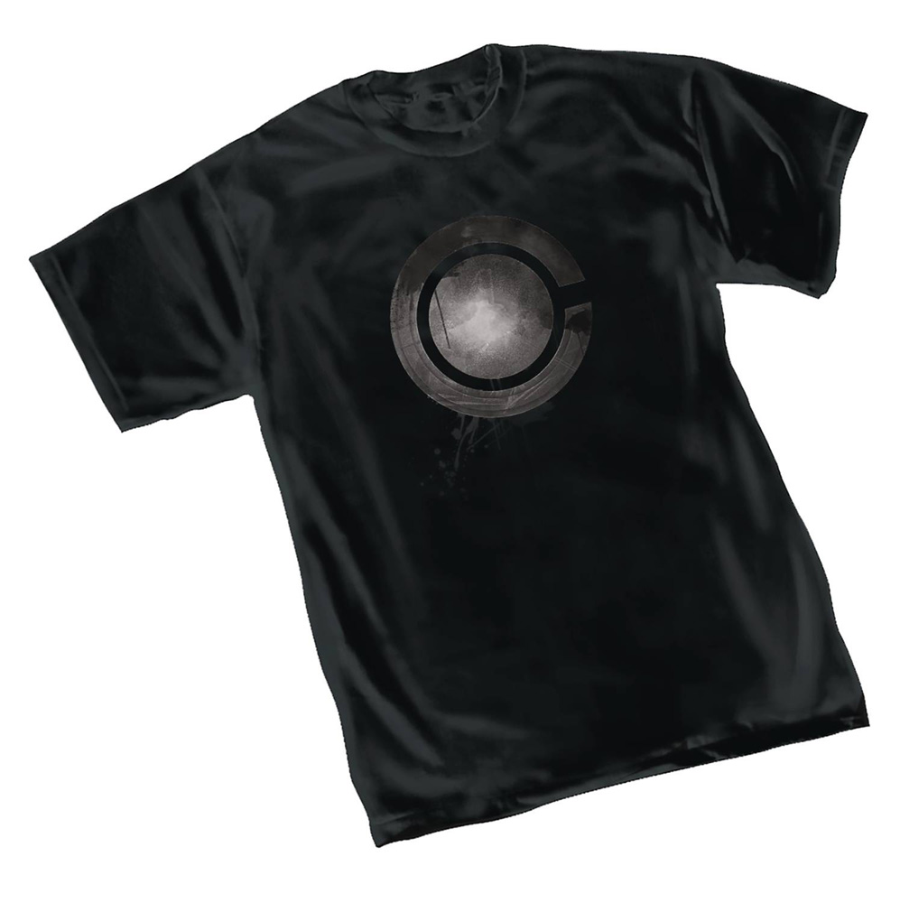 Image: Justice League T-Shirt: Cyborg Symbol  (L) - Graphitti Designs