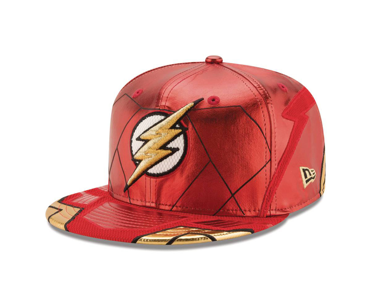 Image: Justice League 5950 Fitted Cap: Flash  (7 1/8) - New Era Cap Co