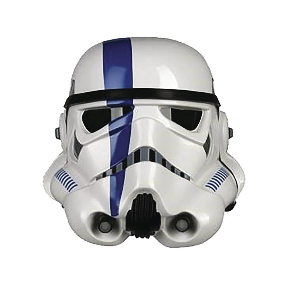 Image: Star Wars Helmet Replica: Imperial Stormtrooper TK Commander  (Blue) - Anovos Productions, LLC