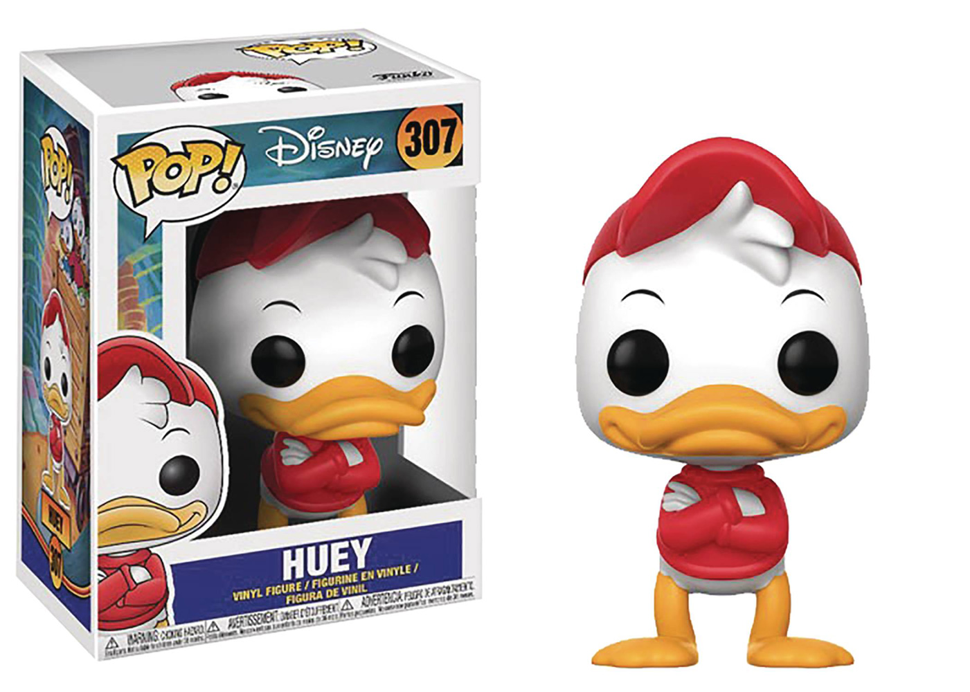 Image: Pop! Disney Ducktales Vinyl Figure: Huey  - Funko