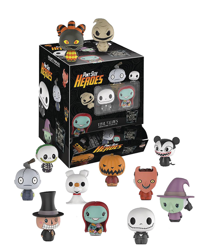 Image: Pint Sized Heroes: Nightmare Before Christmas 24-Piece Blind Mystery Box Display  - Funko