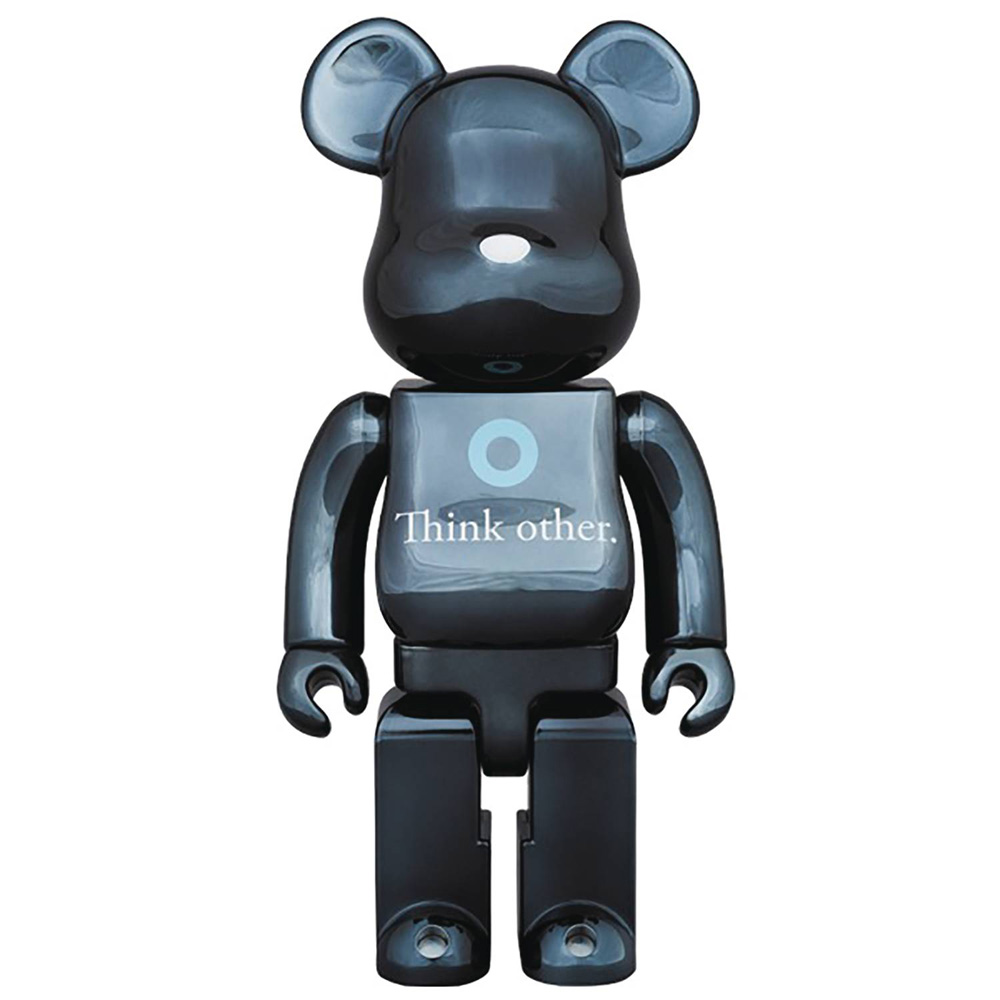 Image: I Am Other Bearbrick  (400) (Black version) - Medicom Toy Corporation