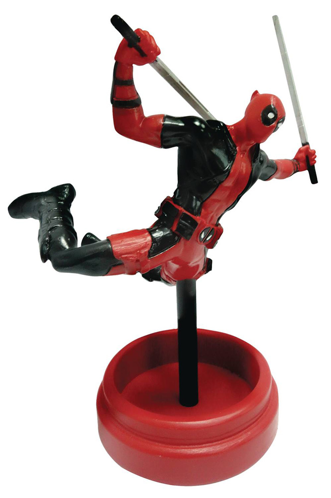 Image: Deadpool Desktop Figural Pen Holder  - Surreal Entertainment