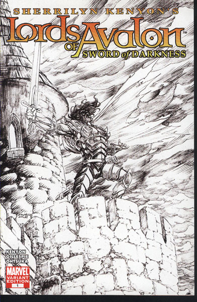 Image: Lords of Avalon-Sword of Darkness #1 (B&W Variant Cover)
