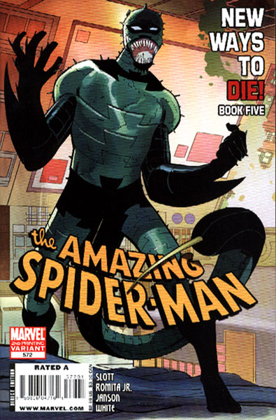 Image: Amazing Spider-Man #571 (2nd Print Variant Cover)