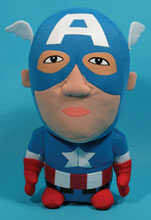 Image: Marvel Super Deformed Plush: Captain America 