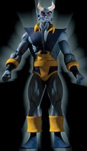 Image: History of the DC Universe Series 1 Action Figure: Blue Devil 