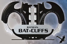 Image: JLA Trophy Room: Bat-Cuffs Prop Replica 