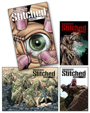 Image: Stitched #4 (variant covers set)