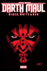 Image: Star Wars: Darth Maul - Black, White & Red #1 (incentive 1:25 cover - David Marquez) - Marvel Comics