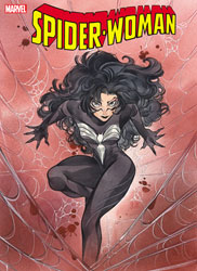 Image: Spider-Woman #7 (variant Black Costume cover - Peach Momoko) - Marvel Comics
