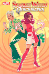 Image: Scarlet Witch & Quicksilver #4 (variant cover - Marguerite Sauvage) - Marvel Comics