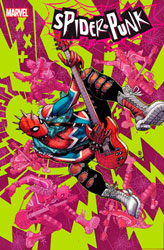 Image: Spider-Punk #3 (variant cover - Nick Bradshaw) - Marvel Comics