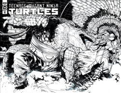 Image: Teenage Mutant Ninja Turtles #143 (cover D incentive 1:25 - Smith B&W) - IDW Publishing