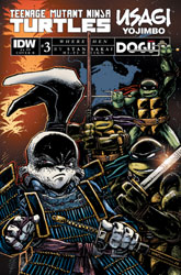 Image: Teenage Mutant Ninja Turtles / Usagi Yojimbo: WhereWhen #3 (cover B - Eastman)  [2023] - IDW Publishing