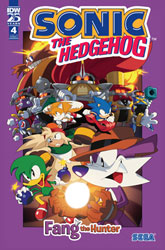 Image: Sonic the Hedgehog: Fang Hunter #4 (cover A - Hammerstrom) - IDW Publishing