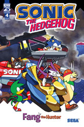 Image: Sonic the Hedgehog: Fang Hunter #4 (cover C incentive 1:10 - Fonseca) - IDW Publishing