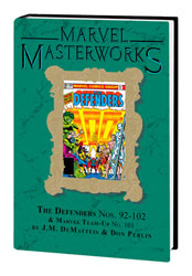 Image: Marvel Masterworks Defenders Vol. 09 HC  (variant DM cover - Al Milgrom) - Marvel Comics
