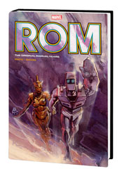 Image: Rom Original Marvel Years Omnibus Vol. 03 HC  (variant DM cover - Bill Sienkiewicz) - Marvel Comics