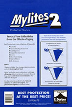Image: Mylites2 Sleeves: Super Gold Size  (8-1/4x10-3/4) (50)
