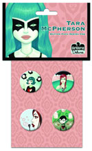 Image: Tara McPherson Button Pack Series One 