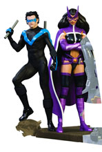 Image: Batman Family Multi-Part Statue Part 2: Nightwing & Huntress 