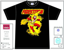 Image: Firestorm Black T-Shirt  (M)