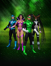 Image: Blackest Night Series 6 Action Figure Set  (4)