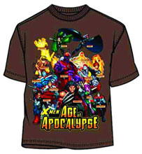 Image: X-Men T-Shirt: AoA Earth 616 Chocolate  (M)