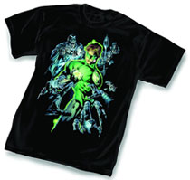 Image: Blackest Night T-Shirt: Green Lantern by Reis  (M)