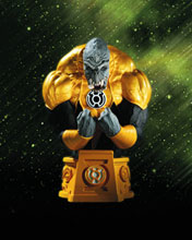 Image: Heroes of the DC Universer Blackest Night Bust: Sinestro Corps Arkillo 