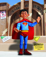 Image: Just Us League of Stupid Heroes Series 1 Action Figure: Superman 