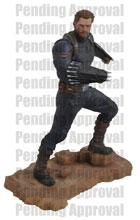 Image: Marvel Gallery Avengers 3 PVC Statue: Captain America  - Diamond Select Toys LLC