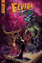 Image: Elvira Meets HP Lovecraft #5 (cover A - Acosta) - Dynamite