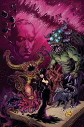 Image: Elvira Meets HP Lovecraft #5 (cover E - Acosta Ltd virgin) - Dynamite