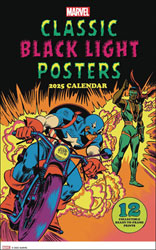 Image: Marvel Classic Black Light 2025 Poster Calendar  - Andrews Mcmeel