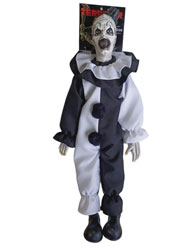 Image: Terrifier Art the Clown 24-inch Rag Doll  (Clean variant) - Scarepros Halloween, Inc.