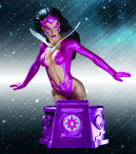 Image: Heroes of DC Universe Blackest Night Bust: Violet Lantern Star Sapphire 