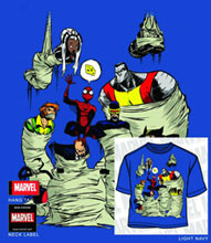 Image: X-Men: Say Cheese Navy T-Shirt  (XL)