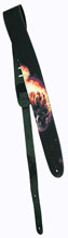 Image: Marvel Leather Guitar Strap: Ghost Rider 