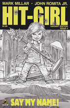 Image: Hit-Girl #4 (JRJr sketch variant cover) (v50)