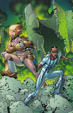 Image: Hypernaturals #4 (15-copy Green incentive - cover C) (v15)