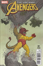 Image: Uncanny Avengers #1 (Darrow Kirby Monster variant cover - 00161) - Marvel Comics