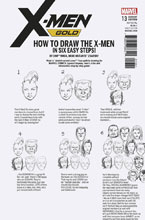 Image: X-Men Gold #13 (Legacy) (variant cover - Zdarsky How to Draw) - Marvel Comics